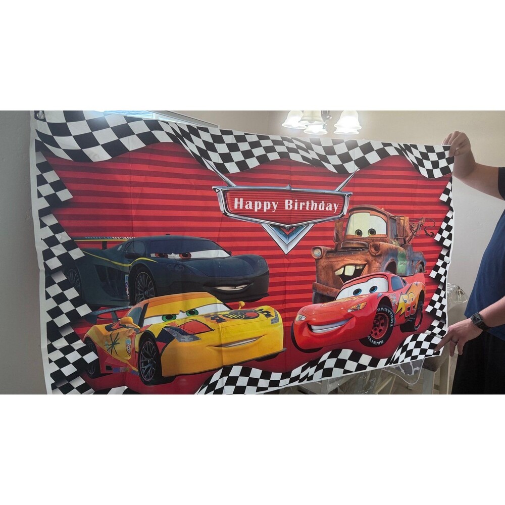 Cars bday banner